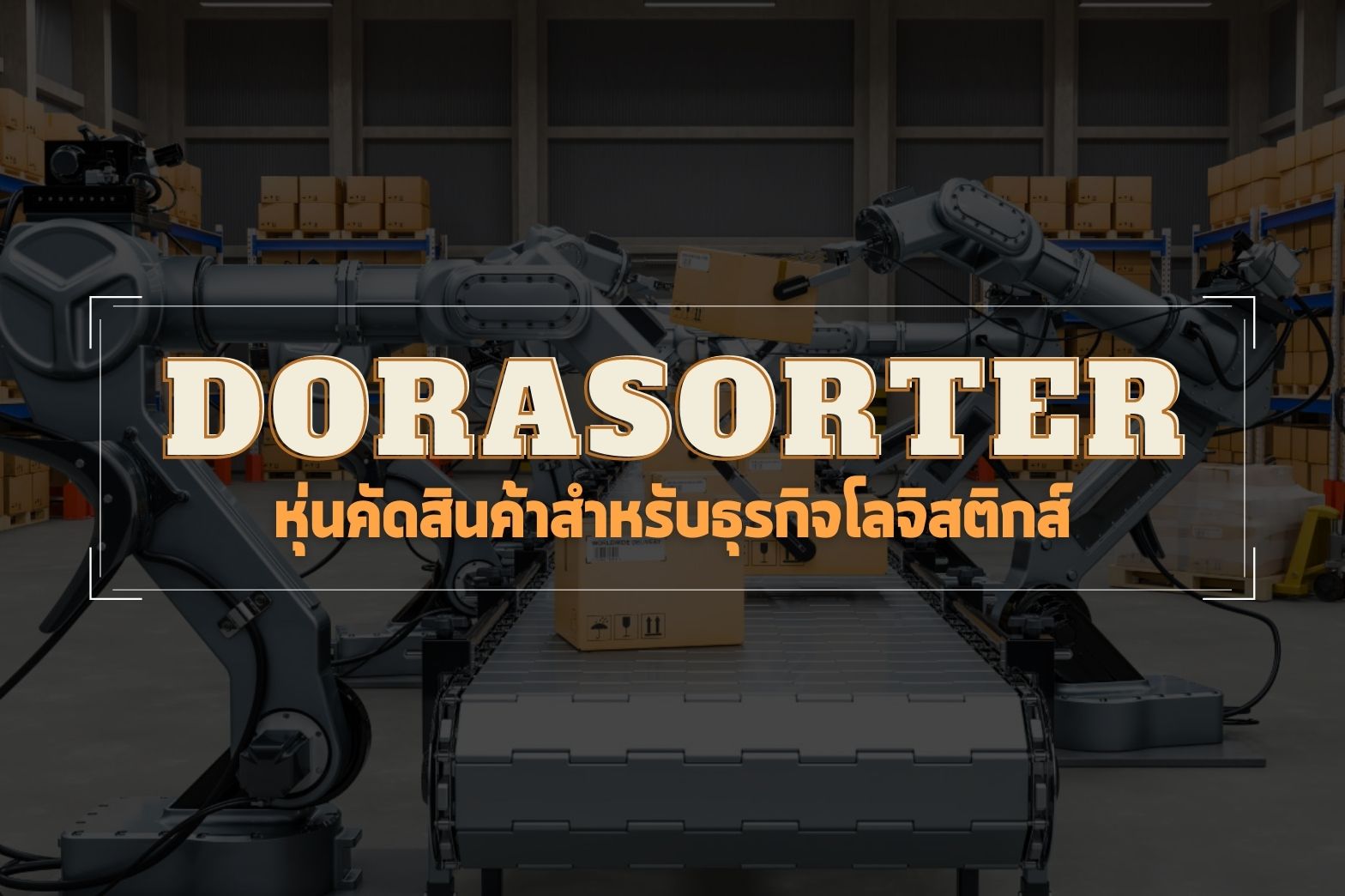 DoraSorter หุ่นคัดสินค้าสำหรับ ธุรกิจโลจิสติกส์